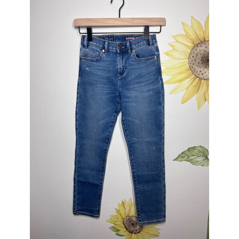 J.Crew Crewcuts‎ Girls Runaround Slim Jeans Medium Wash Blue Size 10